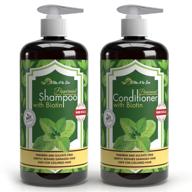 hair growth stimulating peppermint oil shampoo & conditioner by vita a to zee - 2 x 16.9 fl oz - invigorating scalp formula for thinning hair & hair loss - sulfate free - for men and women logo