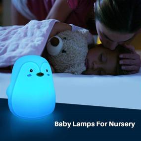 img 3 attached to 🐧 Penguin Gifts: GoLine Kids Night Lights for Girls, Perfect Gifts for Women, Girlfriends, and Teen Girls - Christmas Kids Lamp for Toddlers