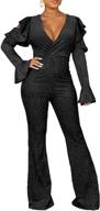 stylish sleeve pants jumpsuits: trendy women's clothing in coats, jackets & vests logo