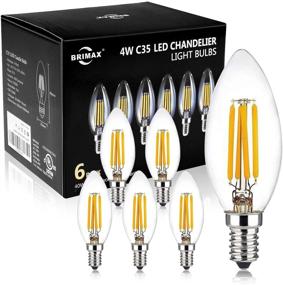 img 4 attached to 💡 6-Pack BRIMAX Candelabra Chandelier Bulbs with Equivalent Brightness