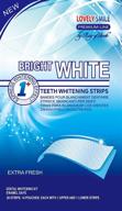 😁 ray of smile's express - 28 teeth whitening strips - sensitivity free - whiter teeth in 1 hour - enamel safe white strips logo