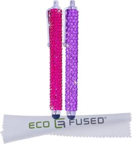 img 4 attached to Sparkle up your productivity with Eco Fused Universal Bling Stylus Pens Accessories & Supplies