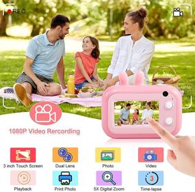img 3 attached to 📸 Digital Toddler Children Instant Camera