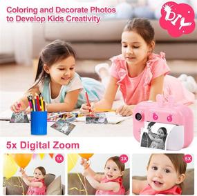 img 1 attached to 📸 Digital Toddler Children Instant Camera