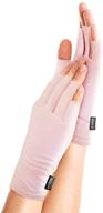 🧤 copper compression arthritis arthritic fingerless gloves: soothing relief for achy fingers logo