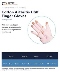 img 3 attached to 🧤 Copper Compression Arthritis Arthritic Fingerless Gloves: Soothing Relief for Achy Fingers