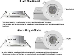 img 1 attached to QPLUS Airtight Recessed Lighting Downlight Lighting & Ceiling Fans