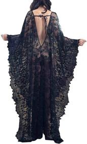 img 4 attached to Bikini Cover Eyelash Oversized Kimono: Flawless Women's Clothing