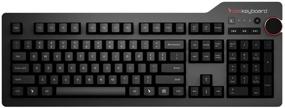 img 4 attached to 🔑 Das Keyboard 4 Root Wired Mechanical Keyboard: Cherry MX Blue Switches, USB 2.0 Hub, Laser Etched Keycaps, Volume Knob, Aluminum Top – Buy Now!