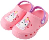 👦 kiwufoder girls clogs: ultra-light toddler boys' shoes for clogs & mules - best buy with comfort and style logo