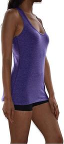 img 3 attached to 12-Pack Racer Back Tank Tops for Women - Sexy Basics Cotton-Spandex Stretch Color Tanks