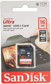 img 1 attached to 📦 Wholesale Lot: 5 Pack SanDisk Ultra 16GB SD SDHC Memory Flash Card - High-Speed Class 10 - Read Speed up to 48MB/s - Bulk Purchase with 5 Cases