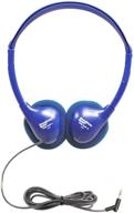 blue stereo headphones for kids by hamiltonbuhl, model: kids-ha2 логотип