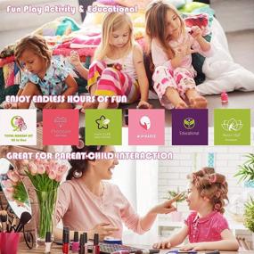 img 1 attached to 🌈 Vibrant and Safe: Enjoybot Kids Washable Makeup for Girls—Transform the Fun!