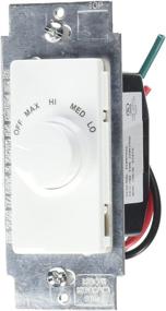 img 1 attached to 🔅 Leviton Quiet Step Rotary Fan Speed Control - RTF01-10Z, 1.5A, Single Pole, White/Ivory/Light Almond