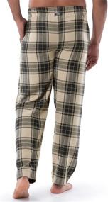 img 3 attached to IZOD Heather Flannel Sleep Charcoal Men's Clothing