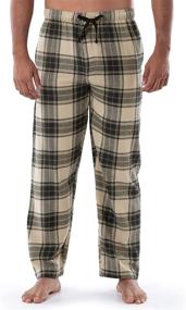 img 4 attached to IZOD Heather Flannel Sleep Charcoal Men's Clothing