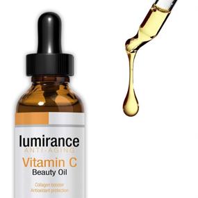 img 2 attached to 🍊 Vitamin C Facial Oil by Lumirance - Anti-Aging & Moisturizing for All Skin Types, 1oz Bottle for Smooth, Firm, and Bright Skin