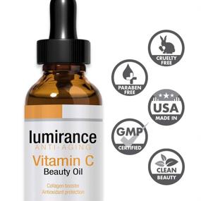 img 1 attached to 🍊 Vitamin C Facial Oil by Lumirance - Anti-Aging & Moisturizing for All Skin Types, 1oz Bottle for Smooth, Firm, and Bright Skin