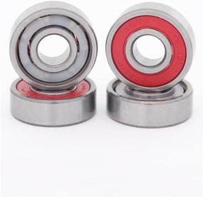 img 1 attached to Bones Reds Skateboard Bearings Pack of 8 for Enhanced Performance and Durability