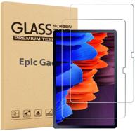 📱 2-пакет пленок из закаленного стекла epicgadget для samsung galaxy tab a7 10.4 дюйма sm-t500/t505/t507, выпущенных в 2020 году - пленка высокой четкости/твердость 9h. логотип