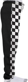 img 1 attached to JASMODER Checkered Sweatpants Joggers Trousers