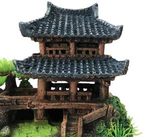 img 3 attached to 🏰 Classical Resin Castle Decorations for Aquarium - Realistic Details Fish Tank Castle, Traditional Accessories for Aquarium