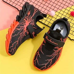 img 1 attached to MEINIANGUAN Non-Slip Lightweight Athletic Sneakers: 👟 Ideal Girls' Shoes for Sports and Fitness