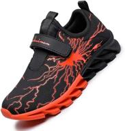 meinianguan non-slip lightweight athletic sneakers: π ideal girls' shoes for sports and fitness logo