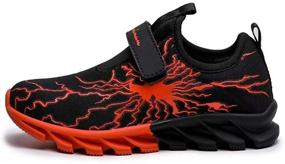 img 2 attached to MEINIANGUAN Non-Slip Lightweight Athletic Sneakers: 👟 Ideal Girls' Shoes for Sports and Fitness
