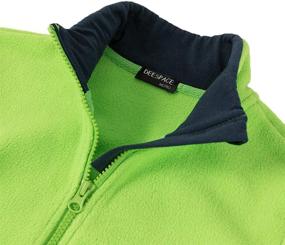 img 2 attached to 🧥 DEESPACE Boys' Fleece Collar Jackets & Coats with Pockets, 3-12 Years - Improved SEO