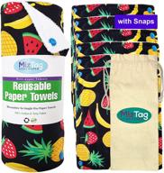 reusable paper towels snaps affordable logo