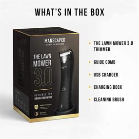 img 2 attached to 🪒 MANSCAPED™ Groin Hair Trimmer, The Lawn Mower™ 3.0 Razor, Replaceable Ceramic Blade Heads, Waterproof Wet / Dry Clippers, Standing Recharge Dock, Ultimate Male Hygiene Solutions