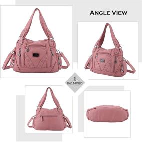 img 2 attached to 👜 Barcelo Angel Fashion Handbags: Stylish Shoulder Bags & Wallets for Women, Ideal for Fashionable Backpacks