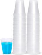 🥤 plasticpro 3 oz disposable plastic clear drinking cups [100 count] - convenient and hygienic beverage containers logo