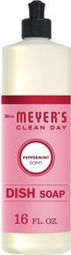 img 4 attached to 🌿 Organic Peppermint Liquid Dish Soap by Mrs. Meyer's - 16 OZ (Pack of 6)