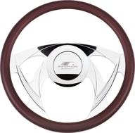 🔘 billet specialties 30955 sniper half wrap billet steering wheel - 14 inch logo