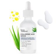 💧 instanatural - hyaluronic acid serum with vitamin c - organic & 100% pure ingredients for dry skin, wrinkle, fine line, and eye bag defense - advanced anti-aging moisturizer for men & women - 2 oz logo