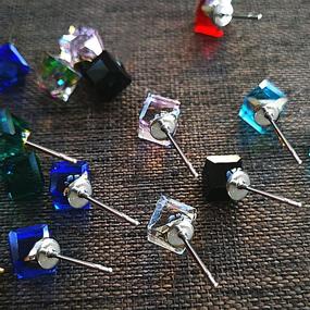 img 1 attached to 🔧 Complete Earring Making Supplies Set: 900 Pcs Earring Posts, Hypoallergenic Stainless Steel Pin Studs, Stainless Steel Butterfly Backs, and Rubber Backs