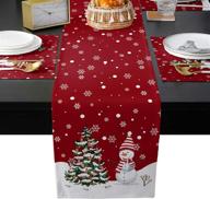 zereaa christmas placemats snowmen kitchen логотип