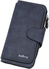 img 4 attached to Imeetu Wallet Leather Organizer （Black） Women's Handbags & Wallets and Wallets