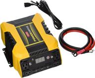 enhanced connectivity and convenience: powerdrive pd1000 1000w power inverter with bluetooth in vibrant yellow logo