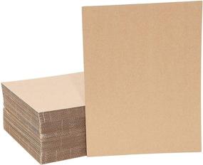 img 4 attached to Inch Corrugated Cardboard Sheets by Juvale