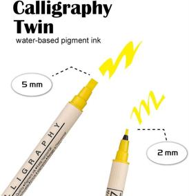 img 2 attached to Multicolor 8-Pack Kuretake Zig MS34008V Memory System Calligraphy Markers