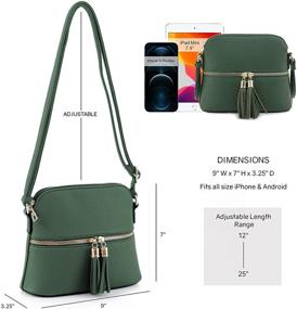 img 2 attached to 👜 SG SUGU Lightweight Crossbody Shoulder Women's Handbags & Wallets for Women - Shoulder Bags