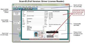 img 1 attached to Двусторонний сканер водительских прав с проверкой возраста: полная версия Scan-ID для Windows
