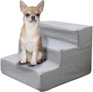 ruedamann portable pet stairs/ramp/ladder 3-step for small cats and dogs - lightweight, sturdy, and comfortable logo