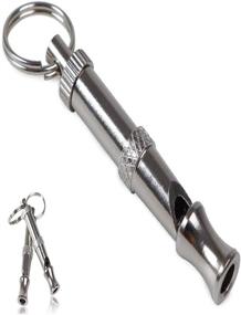 img 3 attached to 🐶 Adjustable Pitch Stainless Steel Dog Training Whistle - ZWWIN Ultrasonic Safety Dog Whistle to Stop Barking with Free Lanyards