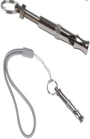 img 4 attached to 🐶 Adjustable Pitch Stainless Steel Dog Training Whistle - ZWWIN Ultrasonic Safety Dog Whistle to Stop Barking with Free Lanyards