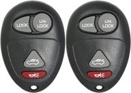 🔑 брелок для автомобилей без ключа keyless2go с 4 кнопками l2c0007t 10335582-88, дистанционное управление, самопрограммирование - 2 штуки логотип